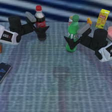 RoboTwin2.0 Lift two bottles RGB observation